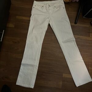 Denim & Supply Ralph Lauren Women's White Straight-Leg Jeans